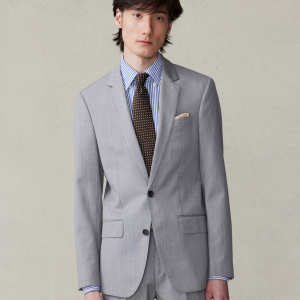 SPL284 Light Grey Suit 5 Piece Outfit