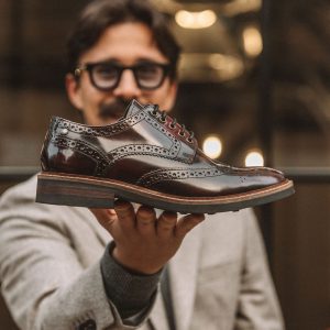 SPL310 London Woburn Lace Up Brogue Shoes
