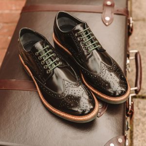 SPL315 London Woburn Lace Up Brogue Shoes