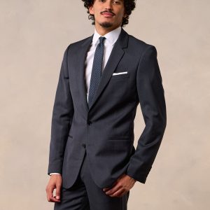 SPL283 Charcoal Suit 5 Piece Outfit