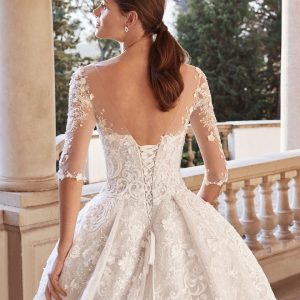SPL257 Floral Blossom Lace Ball Gown